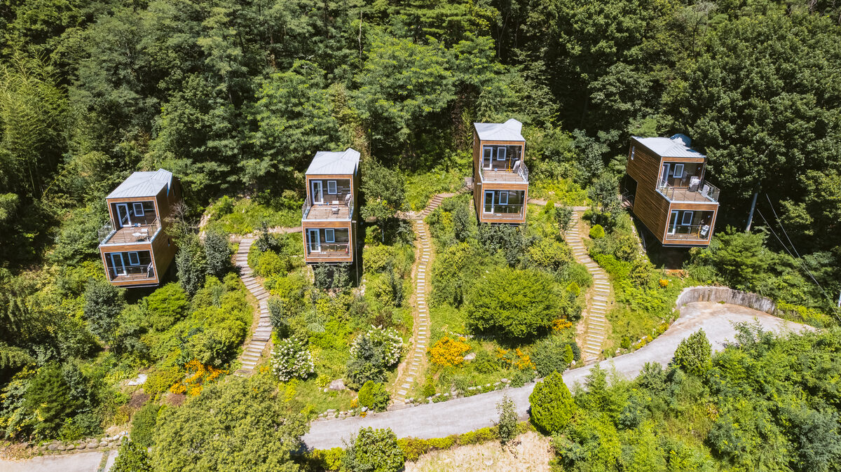 펜션 항공뷰